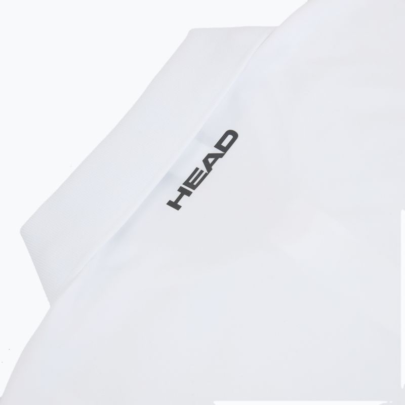 Polo da tennis da uomo HEAD Club 25 Tech Polo bianca 4