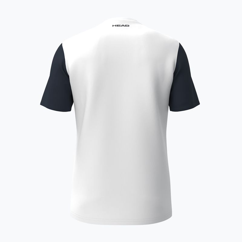 Maglietta da tennis da uomo HEAD Club 25 Tech navy/bianco 2