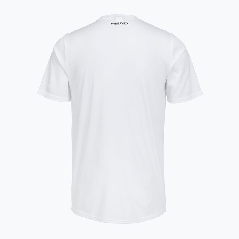 Maglietta da tennis da uomo HEAD Club 25 Tech bianco 2