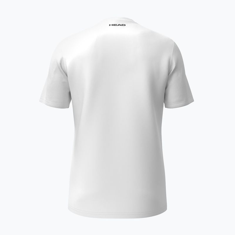 Maglietta da tennis da uomo HEAD Club 25 Tech bianco 2