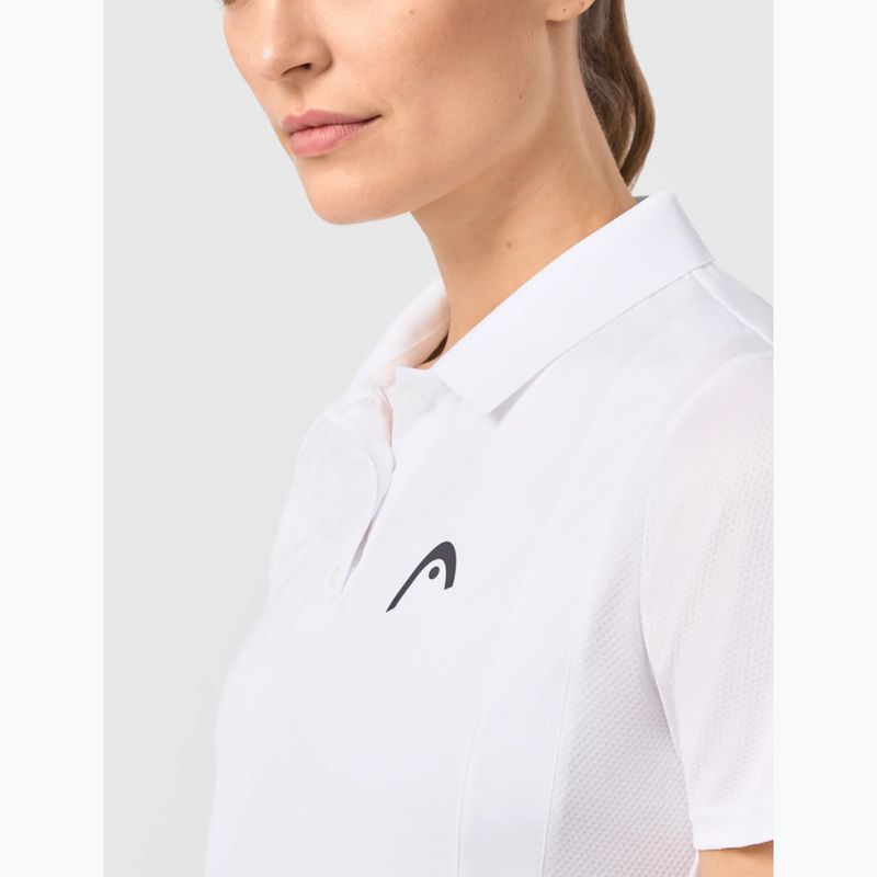 Maglietta da tennis da donna HEAD Club 25 Tech Polo W white 6