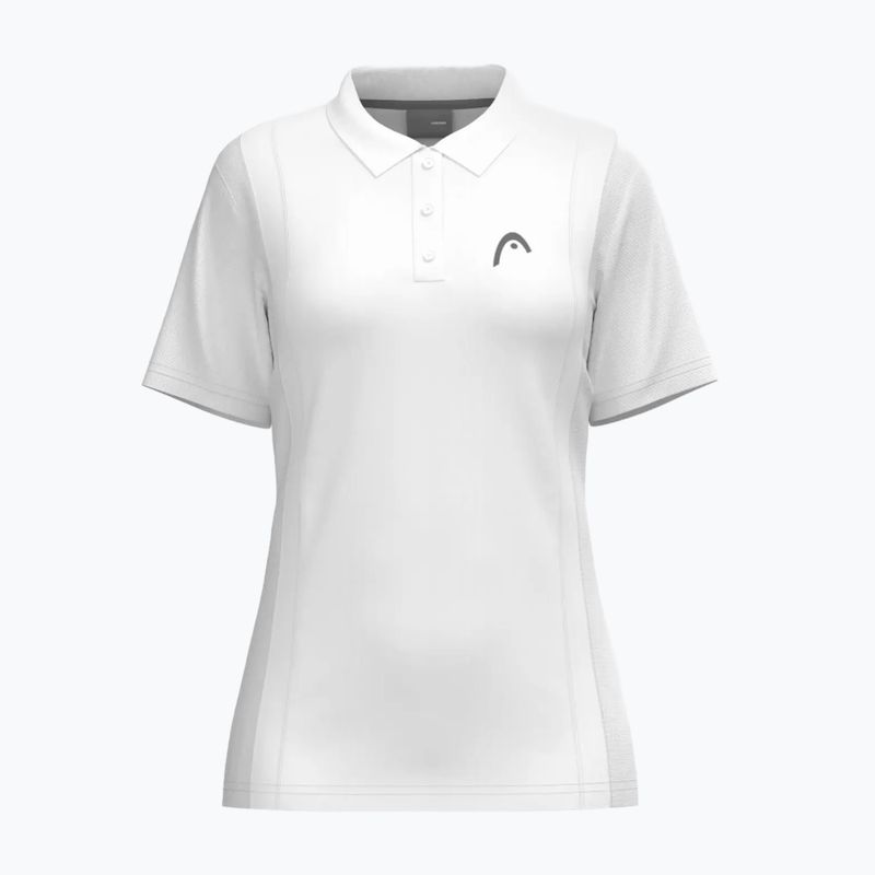 Maglietta da tennis da donna HEAD Club 25 Tech Polo W white 7