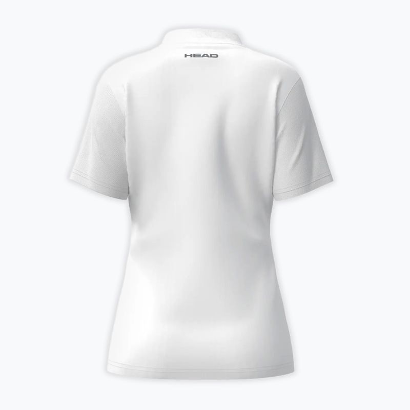 Maglietta da tennis da donna HEAD Club 25 Tech Polo W white 8