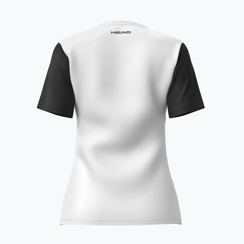 Maglietta da tennis da donna HEAD Club 25 Tech W navy/bianco 2