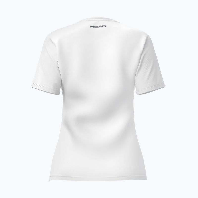 Maglietta da tennis donna HEAD Club 25 Tech W bianco 2