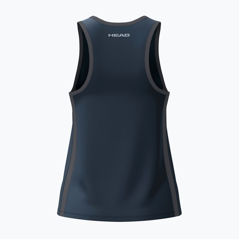 Canotta da tennis donna HEAD Club 25 Tech Tank Top W navy 2