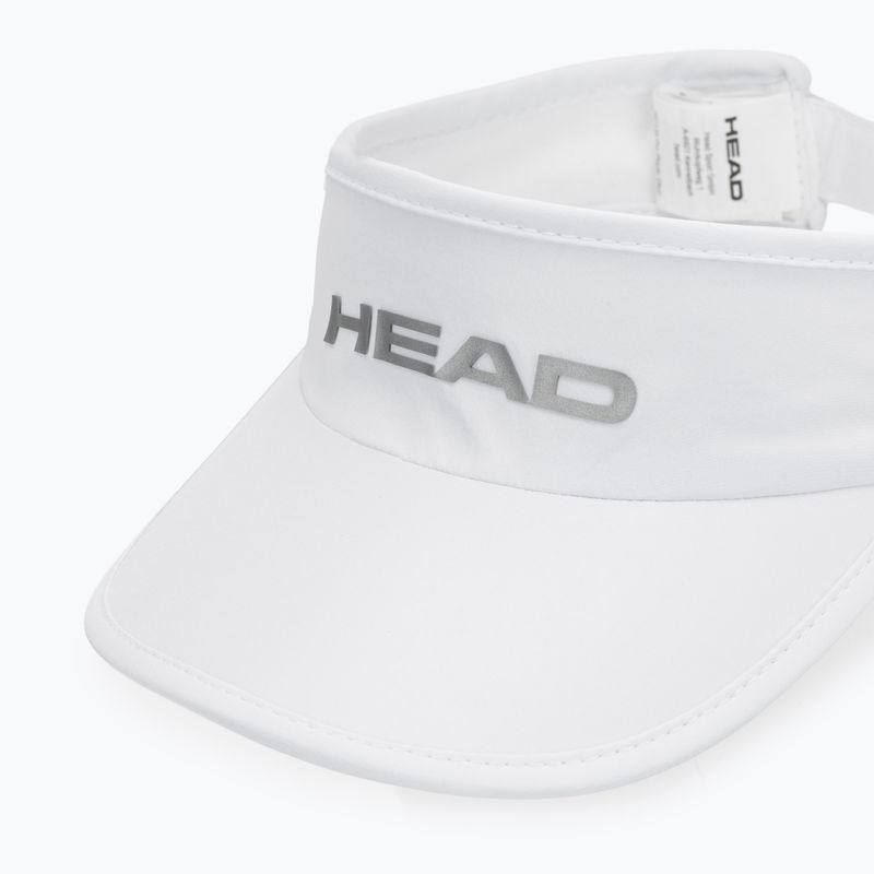 Visiera da tennis HEAD Pro Player bianca 3
