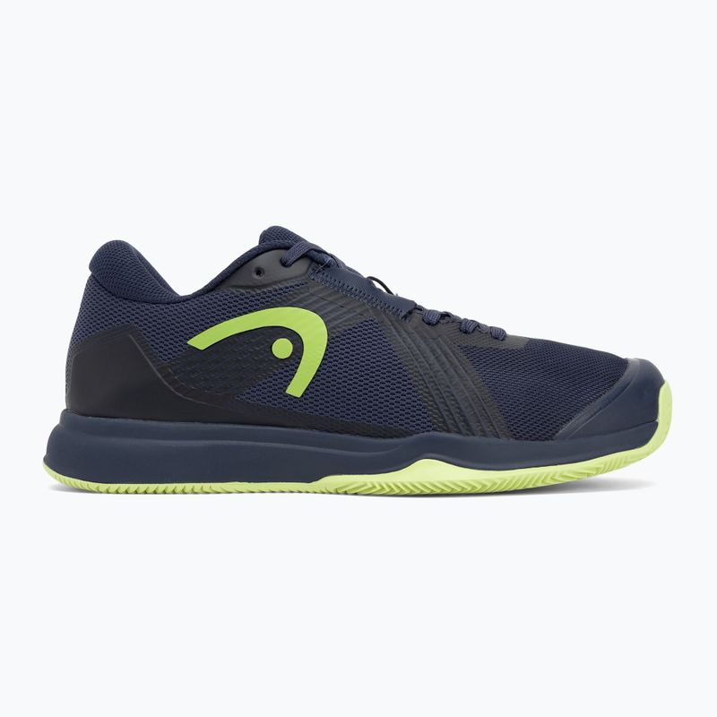Scarpe da tennis da uomo HEAD Sprint Team 4.0 Clay navy/ lime 2