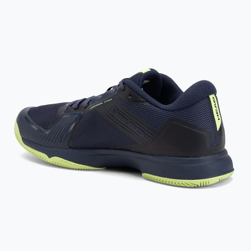 Scarpe da tennis da uomo HEAD Sprint Team 4.0 Clay navy/ lime 3