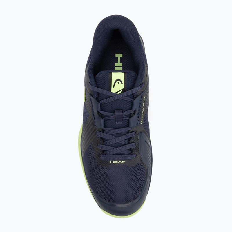 Scarpe da tennis da uomo HEAD Sprint Team 4.0 Clay navy/ lime 5