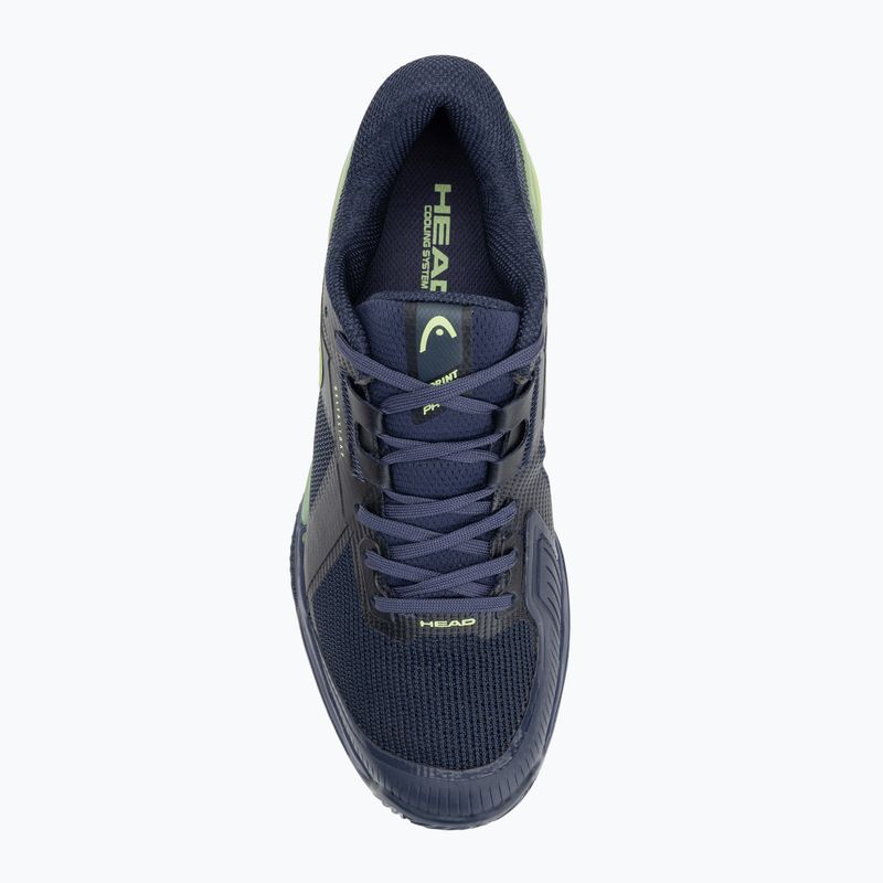 Scarpe da paddle da uomo HEAD Sprint Pro 4.0 navy/ lime 5