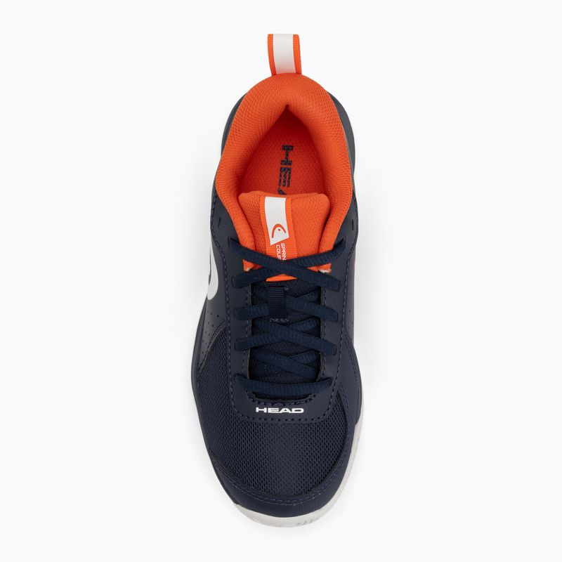 Scarpe da tennis HEAD Sprint Court 4.0 per bambini blu scuro/rosso 5
