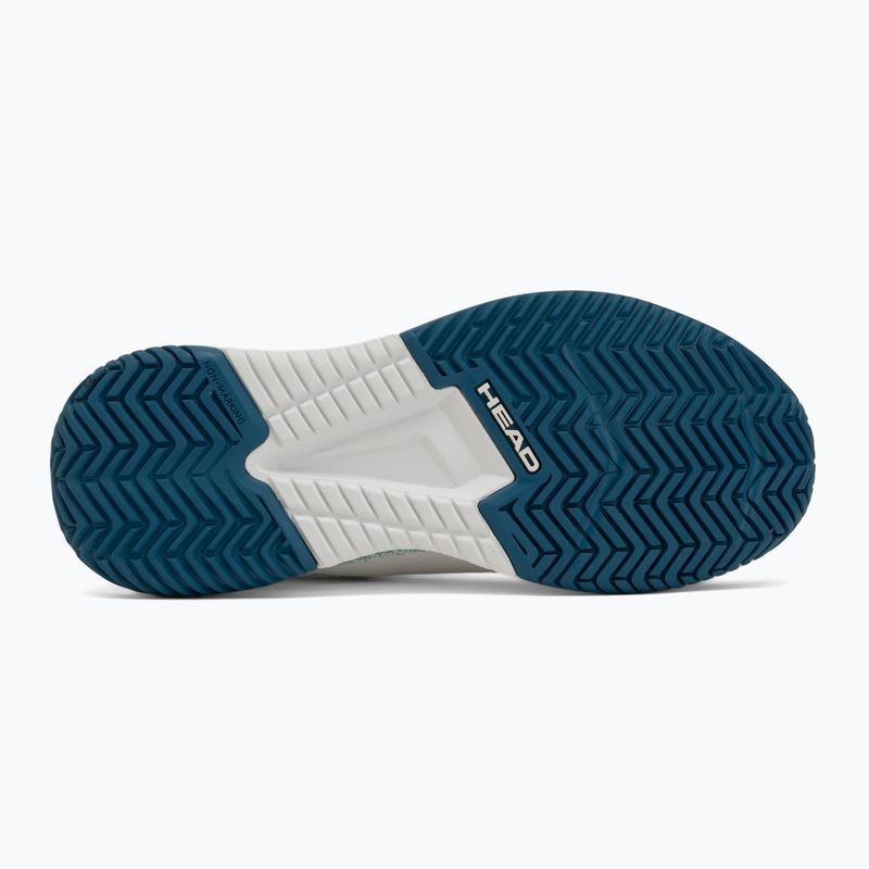 Scarpe da tennis HEAD per bambini Sprint Court 4.0 bianco/turchese 4