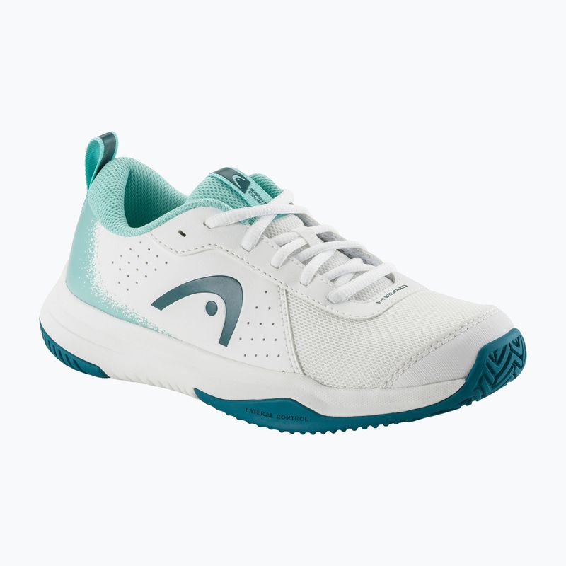 Scarpe da tennis HEAD per bambini Sprint Court 4.0 bianco/turchese 8