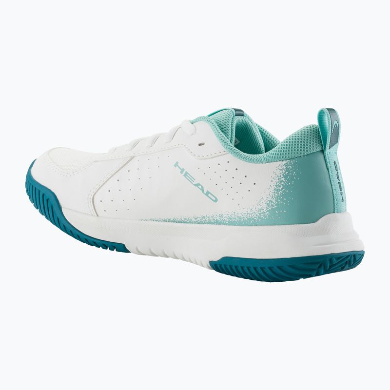 Scarpe da tennis HEAD per bambini Sprint Court 4.0 bianco/turchese 9