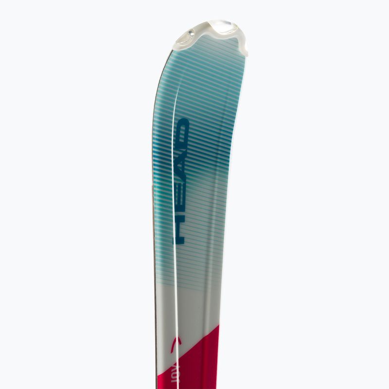 Sci da discesa per bambini HEAD Joy Easy Jrs + attacchi Jrs 4.5 bianco/blu/rosa 8