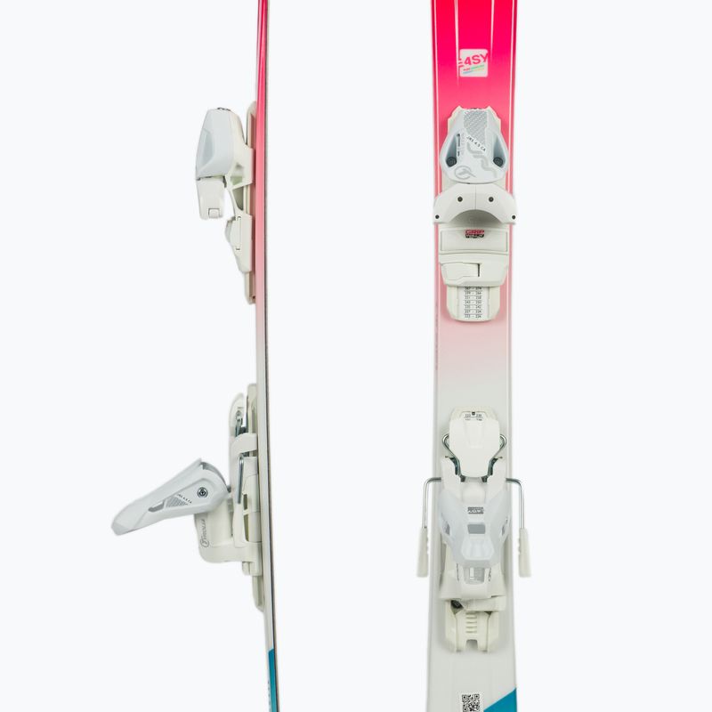 Sci da discesa per bambini HEAD Joy Easy Jrs + attacchi Jrs 7.5 bianco/blu/rosa 5
