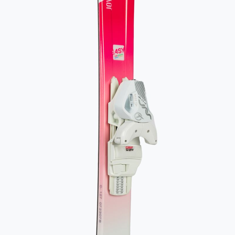 Sci da discesa per bambini HEAD Joy Easy Jrs + attacchi Jrs 7.5 bianco/blu/rosa 6