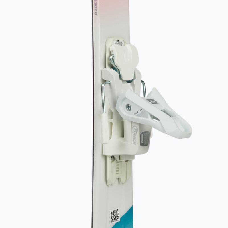 Sci da discesa per bambini HEAD Joy Easy Jrs + attacchi Jrs 7.5 bianco/blu/rosa 7