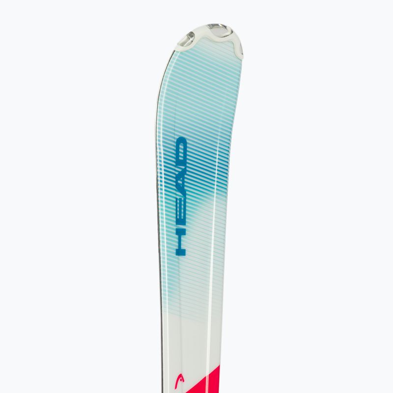 Sci da discesa per bambini HEAD Joy Easy Jrs + attacchi Jrs 7.5 bianco/blu/rosa 8