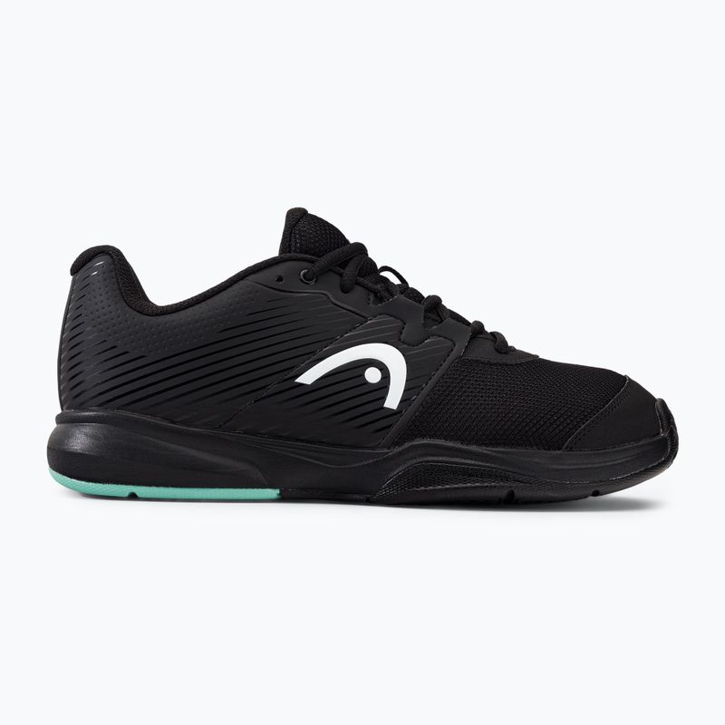 Scarpe da tennis HEAD Revolt Court da uomo nero/teal 2