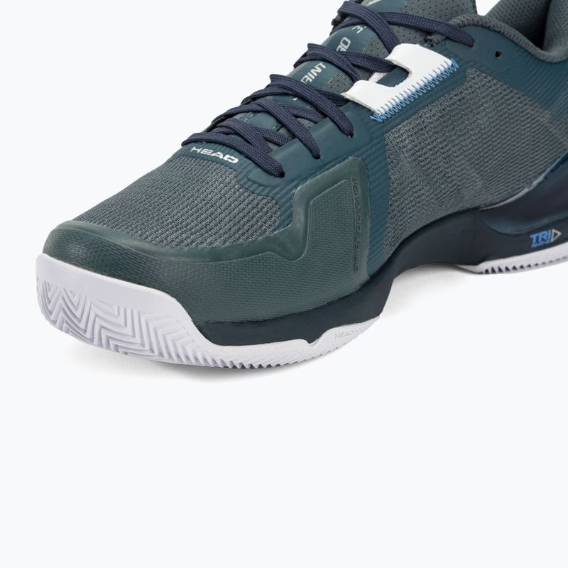 Scarpe da tennis da uomo HEAD Sprint Pro 3.5 Clay grigio scuro/blu 7