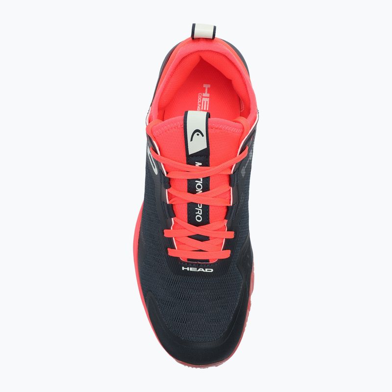 Scarpe da padel HEAD Motion Pro Padel da uomo mirtillo/corallo rosso 5