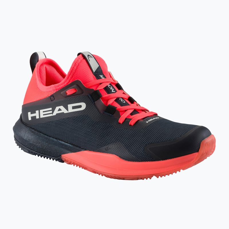 Scarpe da padel HEAD Motion Pro Padel da uomo mirtillo/corallo rosso 8