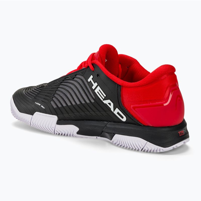 Scarpe da tennis HEAD Revolt Pro 4.5 Clay da uomo nero/rosso 3