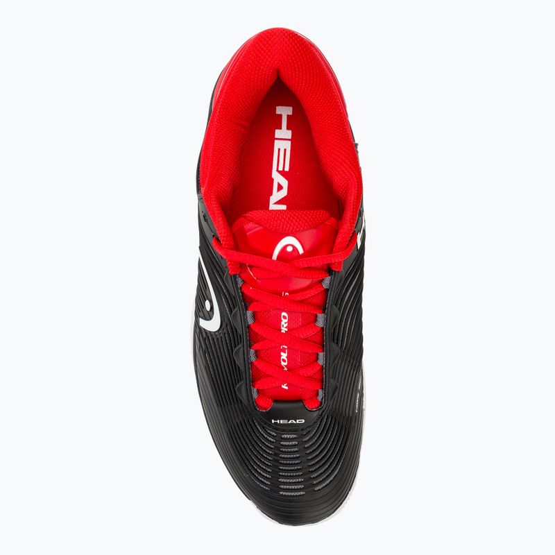 Scarpe da tennis HEAD Revolt Pro 4.5 Clay da uomo nero/rosso 5