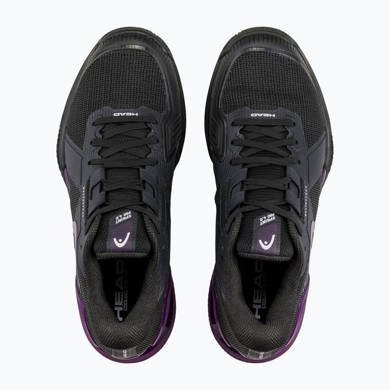 Scarpe da tennis da donna HEAD Sprint Pro 4.0 Clay nero/viola 4