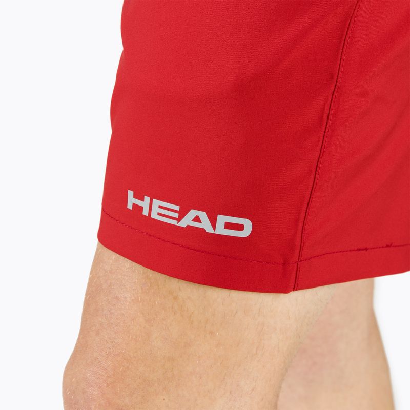 Pantaloncini da tennis da uomo HEAD Club rosso 4