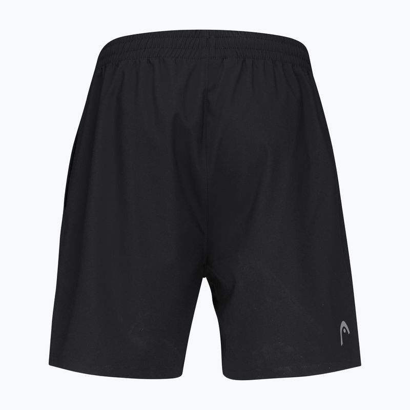 Pantaloncini da tennis per bambini HEAD Club Bermudas nero 2