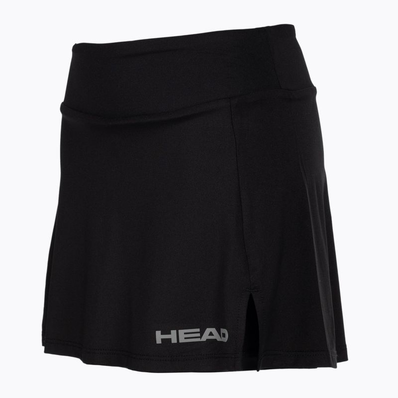 Gonna da tennis per bambini HEAD Club Basic Skort nero 3