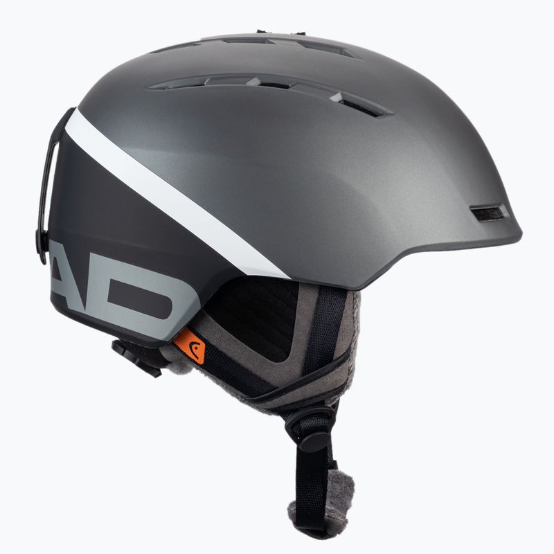 Casco da sci HEAD da uomo Varius grigio/bianco 4