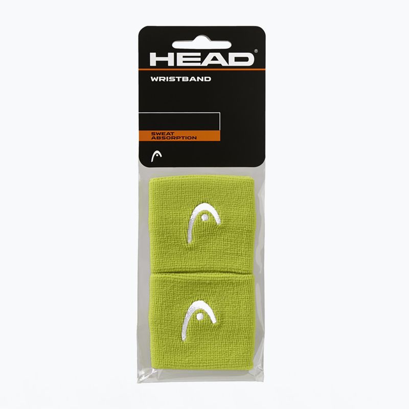 Polsino HEAD 2,5" 2 pezzi lime 3