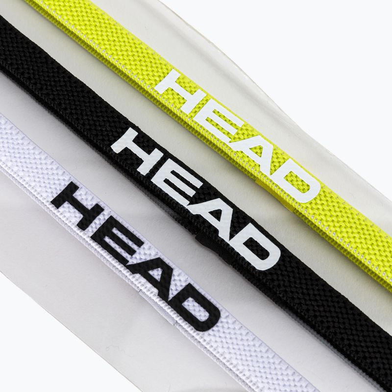 FASCIA TESTA FASCIA 3P 3 pezzi bianco/nero 3