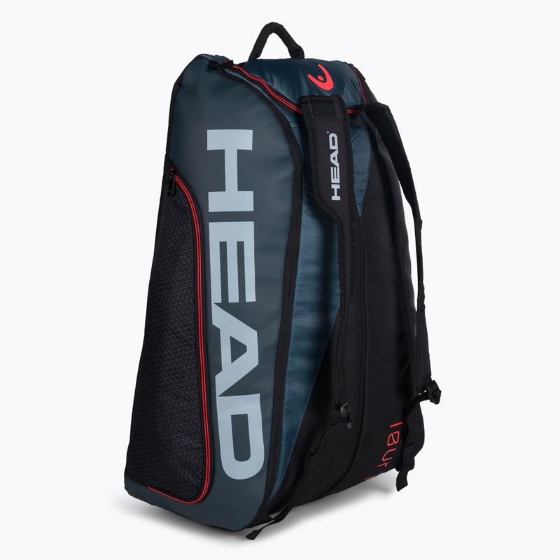 Borsa da tennis HEAD Tour Team 15R Megacombi 76 l nero/grigio