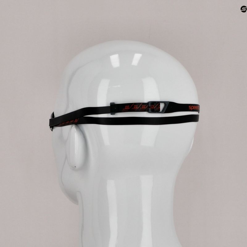 Occhiali da nuoto Speedo Fastskin Hyper Elite Mirror nero/grigio ossido/oro fuoco 7
