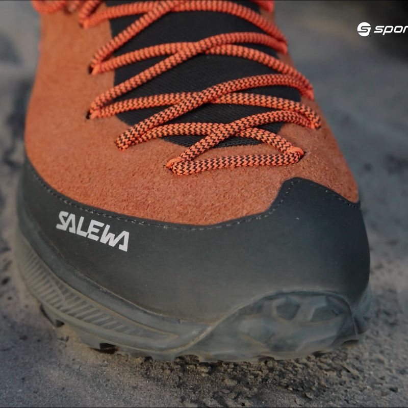 Salewa Dropline Leather scarpe da trekking da uomo autunno/nero 11