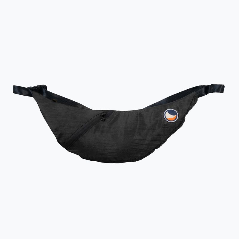 Ticket To The Moon - Borsa a tracolla con fionda in stile upcycled, nero