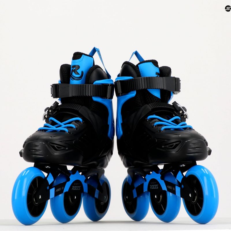 Pattini a rotelle Roces Yep 3X90 TIF per bambini nero/bluastro 10