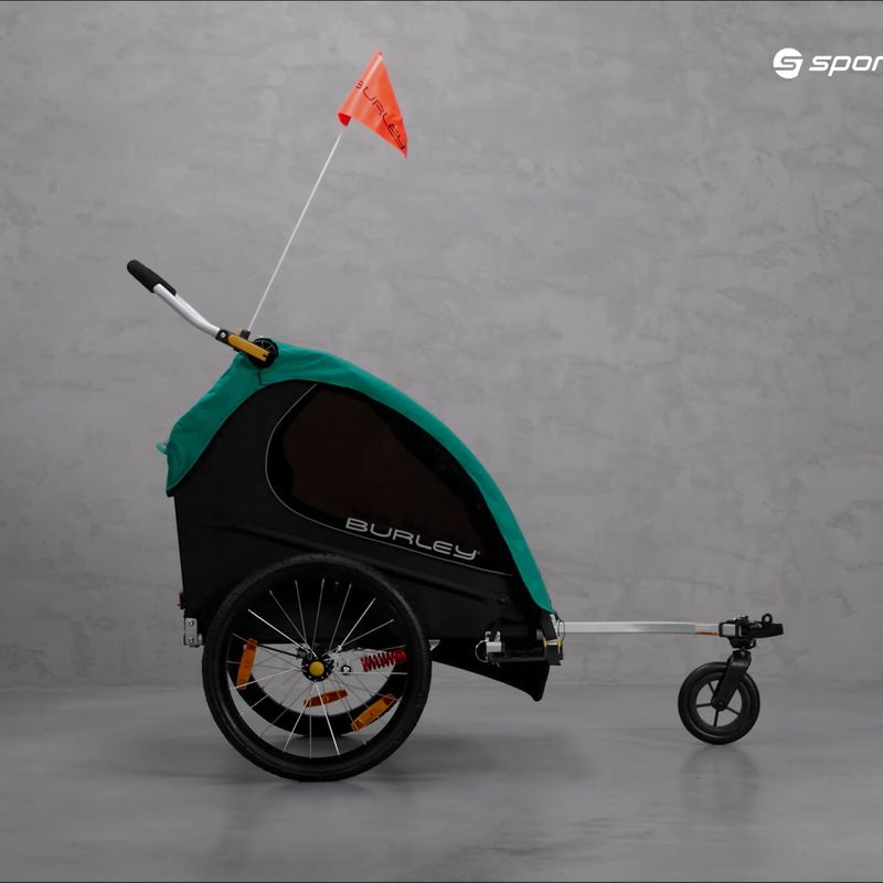 Rimorchio per bicicletta Burley Encore X turchese 14