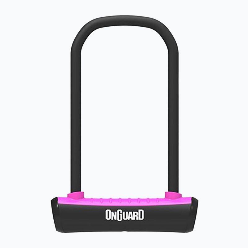 Serratura per bicicletta OnGuard Neon 8152PN U-Lock nera/rosa