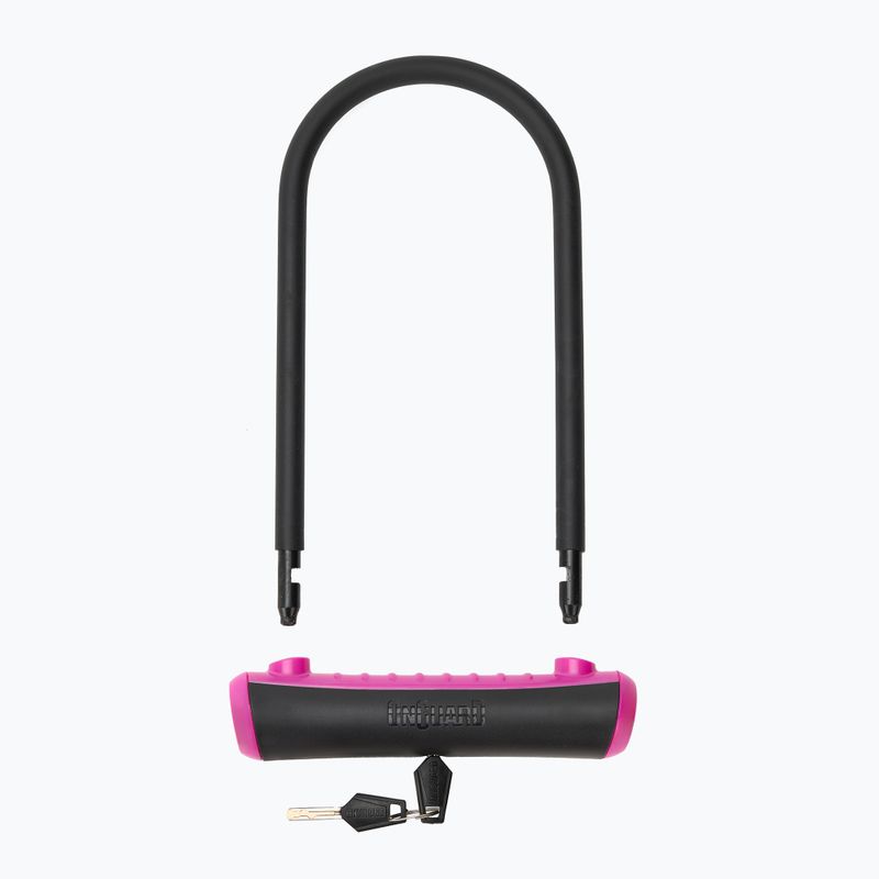 Serratura per bicicletta OnGuard Neon 8154PN U-Lock nero/rosa 2