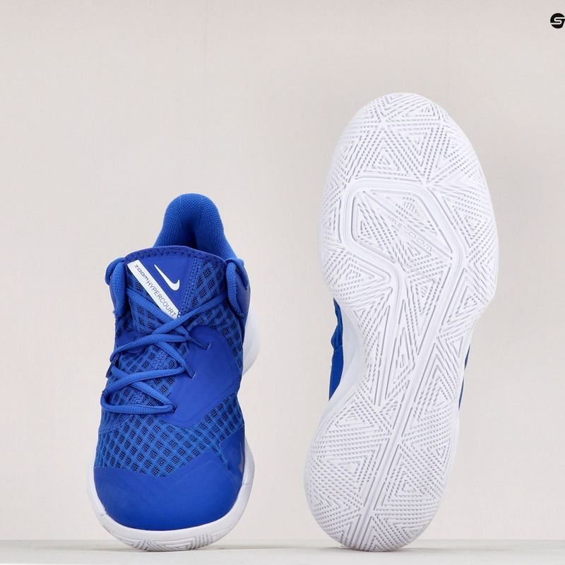 Scarpe da pallavolo Nike Zoom Hyperspeed Court royal/bianco 10