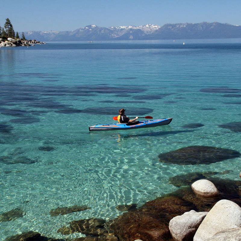 Advanced Elements AdvancedFrame Expedition TM Elite con pompa blu/arancio kayak gonfiabile per 1 persona 7