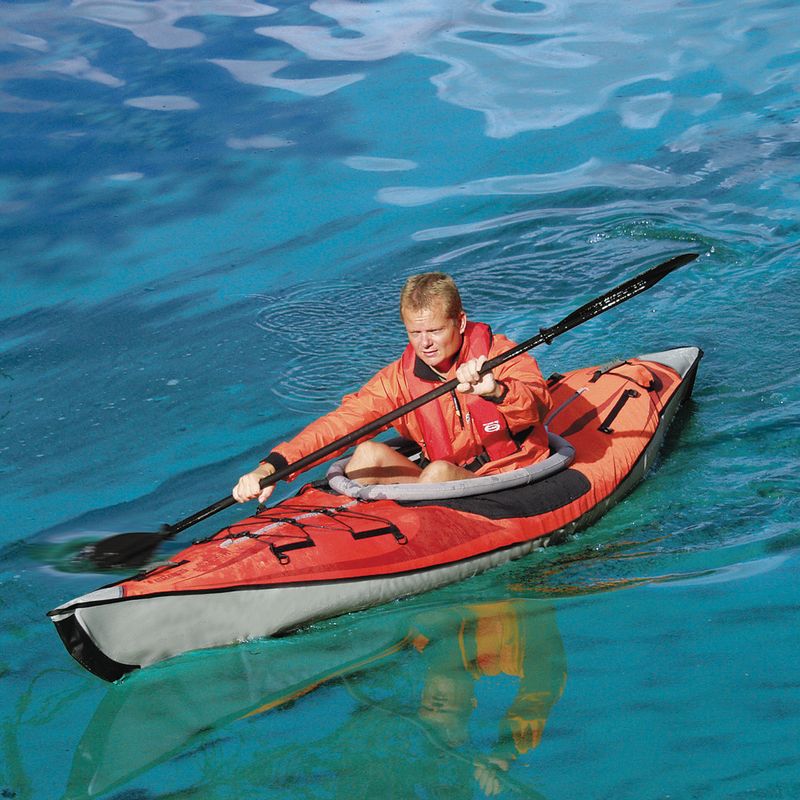 Advanced Elements AdvancedFrame con pompa classic red kayak gonfiabile per 1 persona 9
