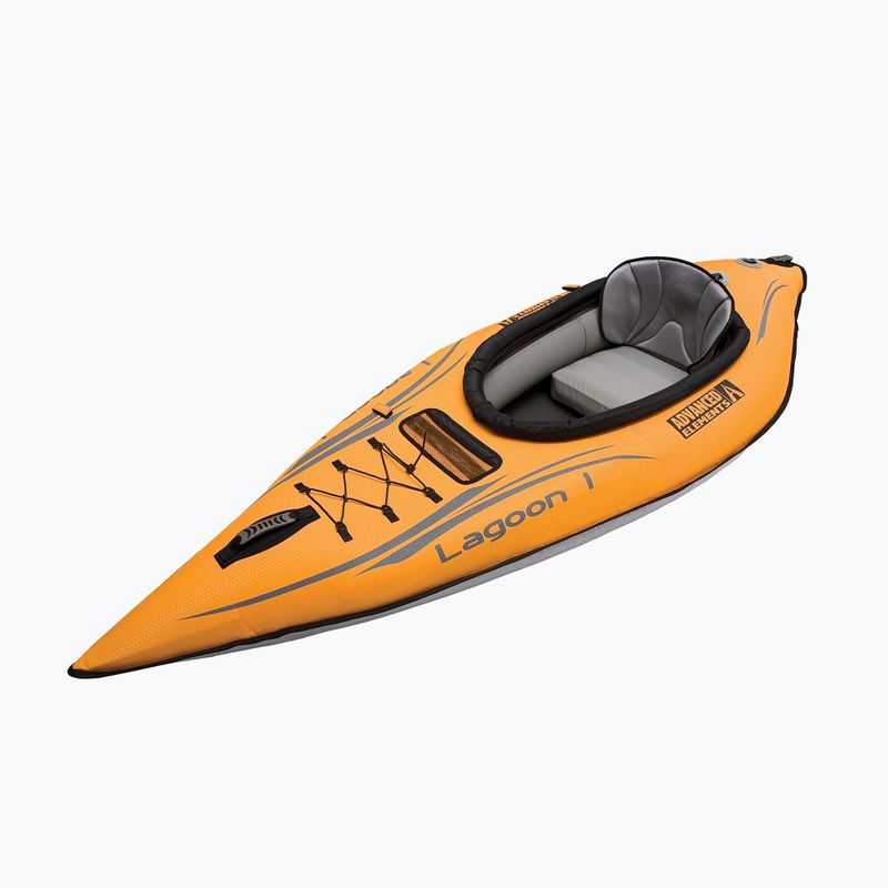 Kayak gonfiabile monoposto Advanced Elements Lagoon 1 TM with Pump 254 cm orange/gray 2