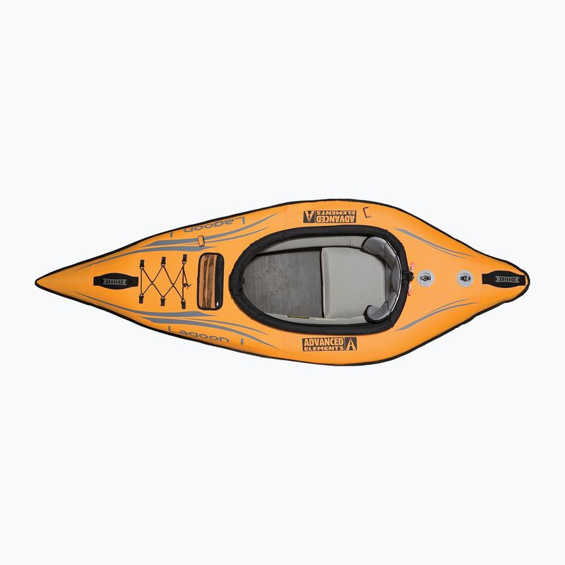 Kayak gonfiabile monoposto Advanced Elements Lagoon 1 TM with Pump 254 cm orange/gray 3